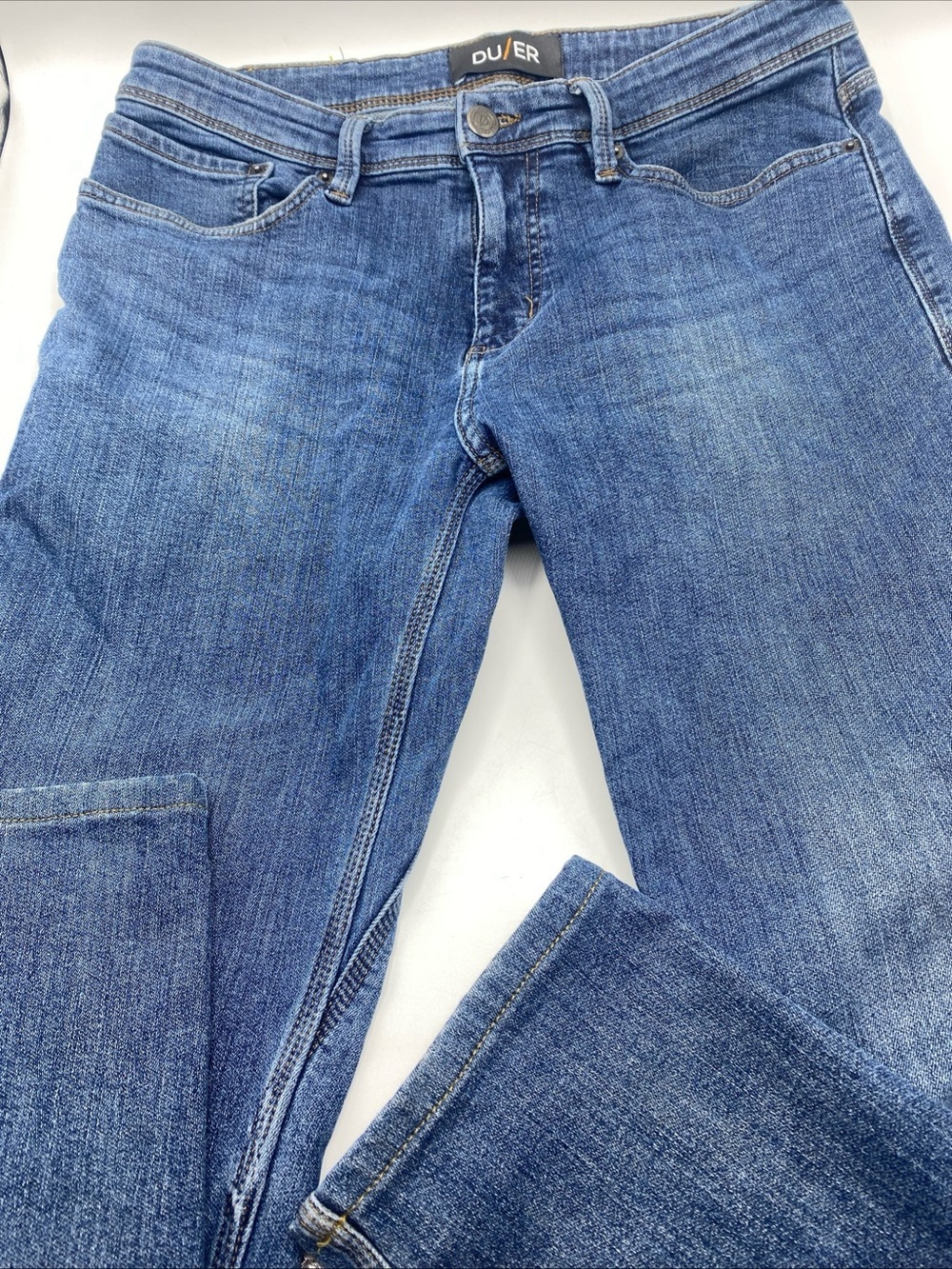 DU/ER Duer Jeans Men’s 33x28.5 Performance Denim LX2 Slim Fit MFFS4565 Fleece